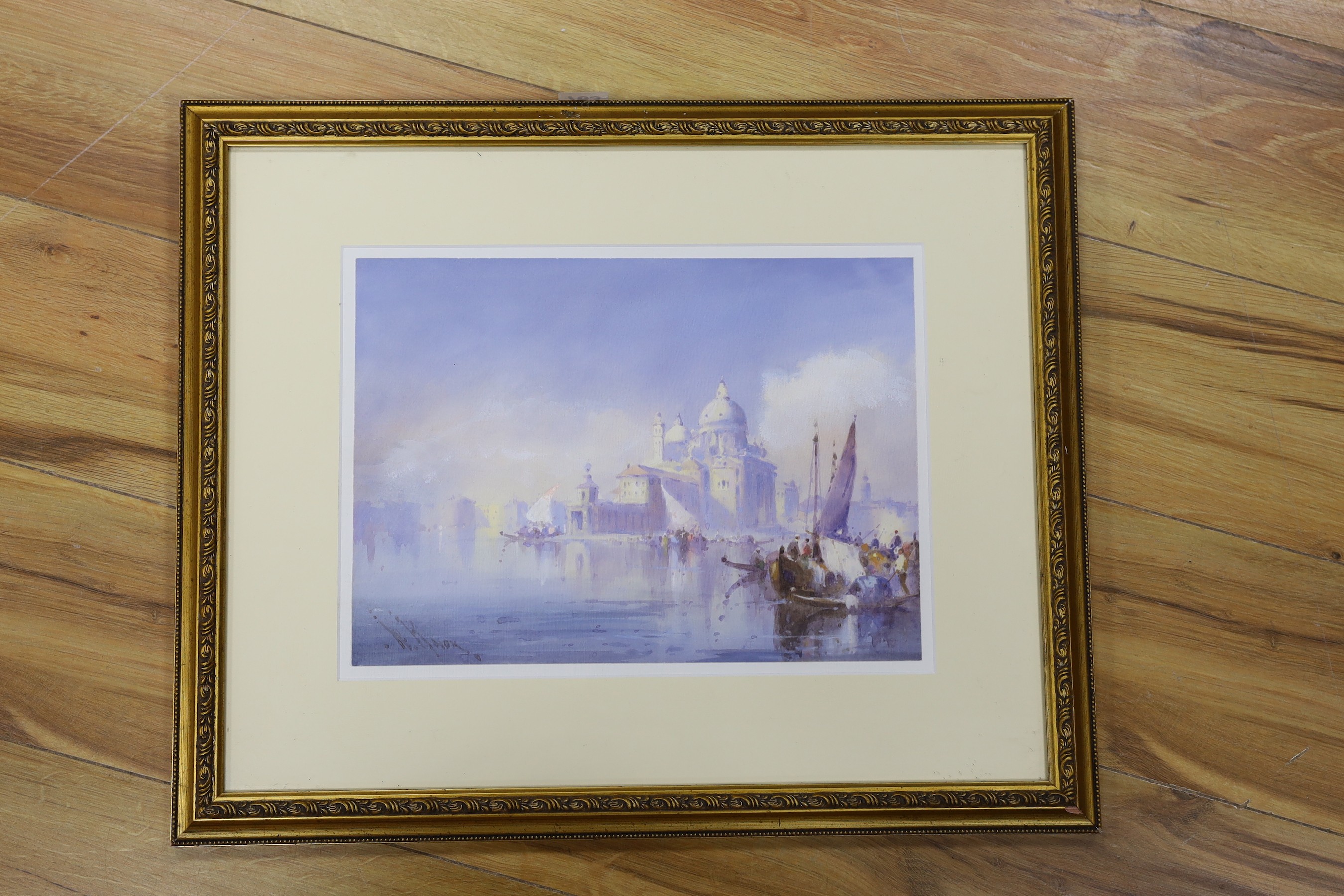 William Knox (1862-1925), watercolour, View of Venice, signed, 24.5 x 34cm